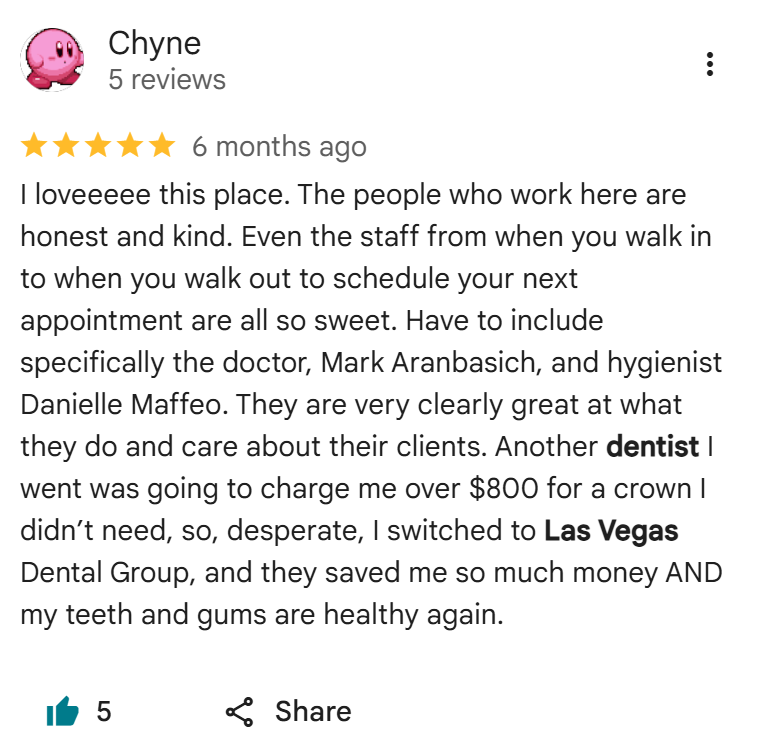 Dentist Review Las Vegas